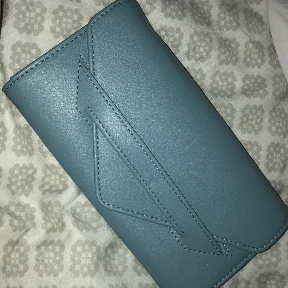 Blue wallet/clutch